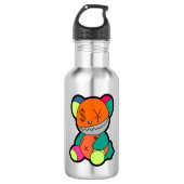 Colorful bear edelstahlflasche (Vorderseite)