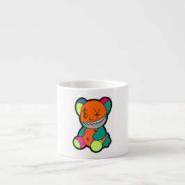 Colorful bear espressotasse