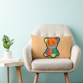 Colorful bear lendenkissen