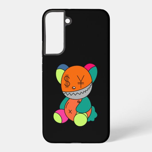 Colorful bear samsung galaxy hülle (Rückseite)