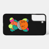 Colorful bear samsung galaxy hülle (Rückseite (Horizontal))
