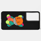 Colorful bear samsung galaxy hülle (Linke Seite)