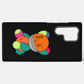 Colorful bear samsung galaxy hülle (Rückseite (Horizontal))