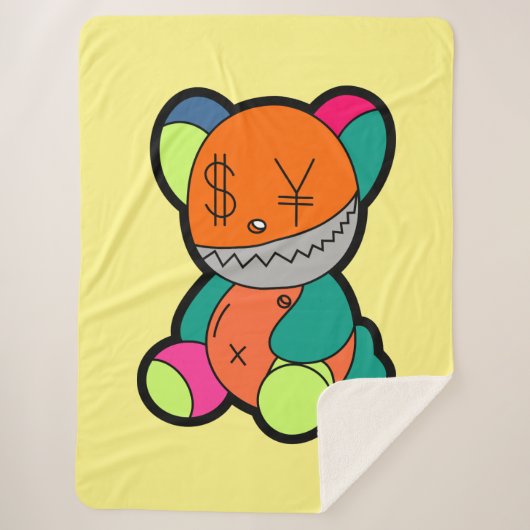 Colorful bear sherpadecke (Vorderseite)