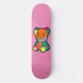 Colorful bear skateboard (Vorderseite)