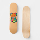 Colorful bear skateboard (Vorderseite)