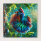 Colorful Beta Fish Puzzle (Horizontal)