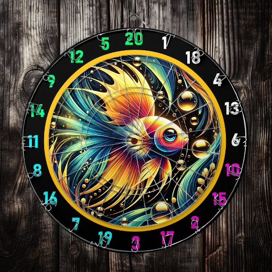 Colorful Betta Dartboard Game Center Dartscheibe