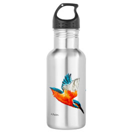 Colorful Bird Art Kingfisher Trinkflasche