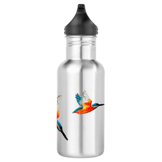 Colorful Bird Art Kingfisher Trinkflasche (Rechts)