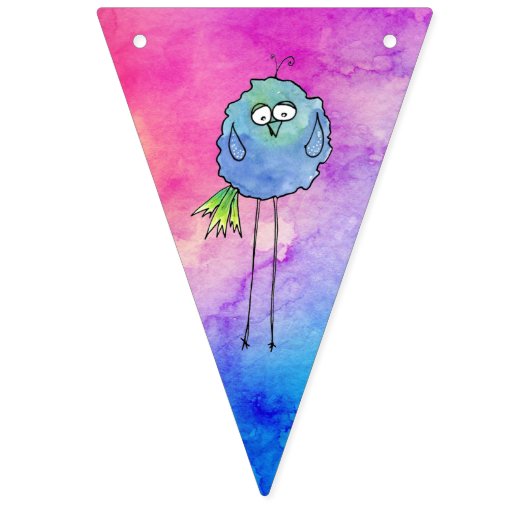 Colorful Bird Bunting Penant Banner (Dritte Fahne)