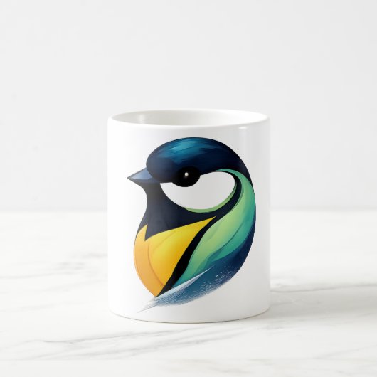 Colorful Bird Mug Kaffeetasse (Mittel)