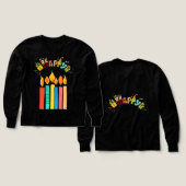 Colorful Birthday Candles Illustration (Design Vorder- & Rückseite)