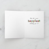 "Colorful" Birthday Card Karte (Innenseite)