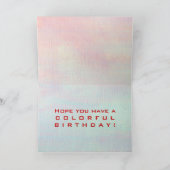 Colorful Birthday (Customizable) Karte (Innenseite)