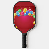 Colorful Birthday Party Pickleball Paddle