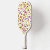 Colorful Blobs of Color Abstract Art Pickleball Schläger (Links)
