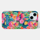 Colorful Blooming Cacti Personalized Case-Mate iPhone Hülle (Rückseite (Horizontal))
