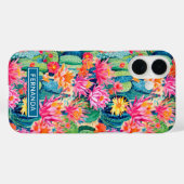 Colorful Blooming Cacti Personalized Case-Mate iPhone Hülle (Rückseite (Horizontal))