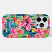 Colorful Blooming Cacti Personalized Case-Mate iPhone Hülle (Rückseite (Horizontal))