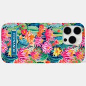 Colorful Blooming Cacti Personalized Case-Mate iPhone Hülle (Rückseite (Horizontal))