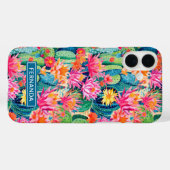 Colorful Blooming Cacti Personalized Case-Mate iPhone Hülle (Rückseite (Horizontal))