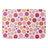 Colorful Blooms Pattern Badematte (Vorderseite)