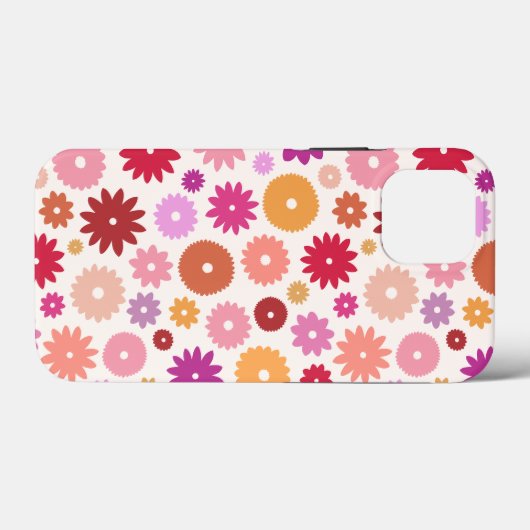 Colorful Blooms Pattern Case-Mate iPhone Hülle (Rückseite (Horizontal))