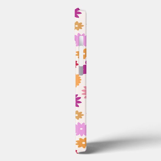 Colorful Blooms Pattern Case-Mate iPhone Hülle (Rückseite / Links)