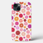Colorful Blooms Pattern Case-Mate iPhone Hülle (Rückseite)