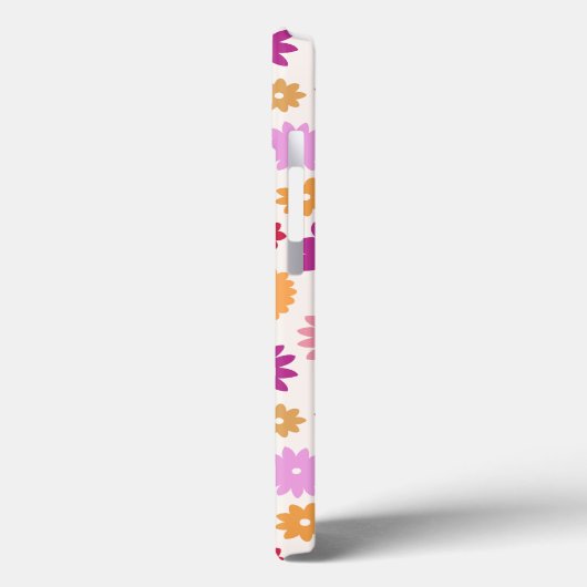 Colorful Blooms Pattern Case-Mate iPhone Hülle (Rückseite / Links)