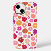 Colorful Blooms Pattern Case-Mate iPhone Hülle (Rückseite)