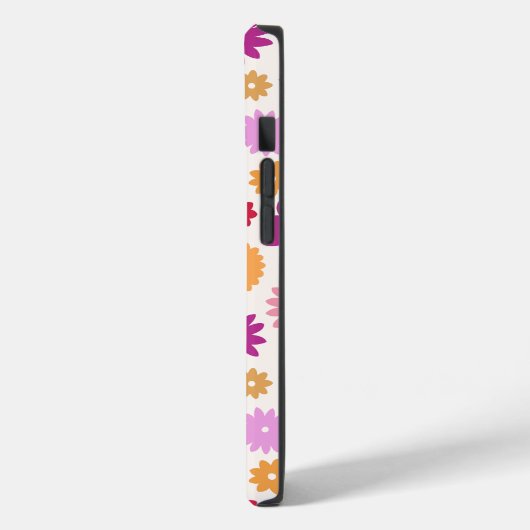 Colorful Blooms Pattern Case-Mate iPhone Hülle (Rückseite / Links)