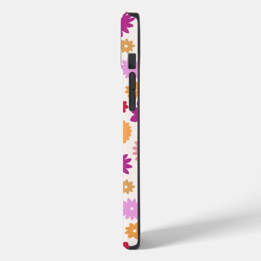 Colorful Blooms Pattern Case-Mate iPhone Hülle (Rückseite / Links)