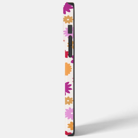 Colorful Blooms Pattern Case-Mate iPhone Hülle (Rückseite / Links)