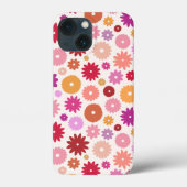 Colorful Blooms Pattern Case-Mate iPhone Hülle (Rückseite)