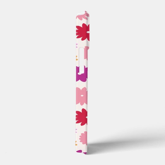 Colorful Blooms Pattern Case-Mate iPhone Hülle (Rückseite / Rechts)