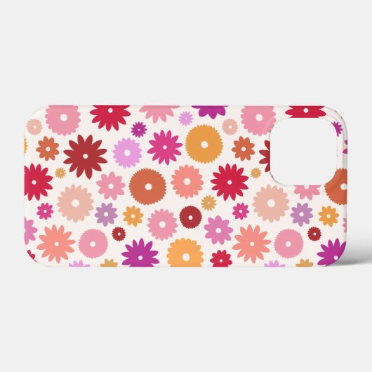 Colorful Blooms Pattern Case-Mate iPhone Hülle (Rückseite (Horizontal))