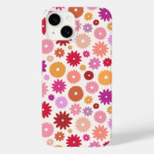 Colorful Blooms Pattern Case-Mate iPhone Hülle (Rückseite)