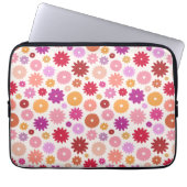 Colorful Blooms Pattern Laptopschutzhülle (Vorderseite)