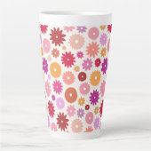 Colorful Blooms Pattern Milchtasse (Vorderseite)