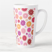 Colorful Blooms Pattern Milchtasse (Rechts)