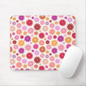 Colorful Blooms Pattern Mousepad (Mit Mouse)