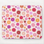 Colorful Blooms Pattern Mousepad (Vorne)