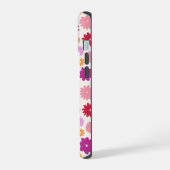 Colorful Blooms Repeat Pattern iPhone 15 Hülle (Linke Seite)