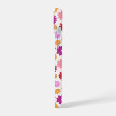Colorful Blooms Repeat Pattern iPhone 15 Hülle (Linke Seite)