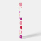 Colorful Blooms Repeat Pattern iPhone Hülle (Linke Seite)