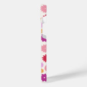 Colorful Blooms Repeat Pattern iPhone Hülle (Linke Seite)