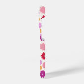 Colorful Blooms Repeat Pattern iPhone Hülle (Linke Seite)