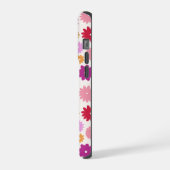 Colorful Blooms Repeat Pattern iPhone Hülle (Linke Seite)